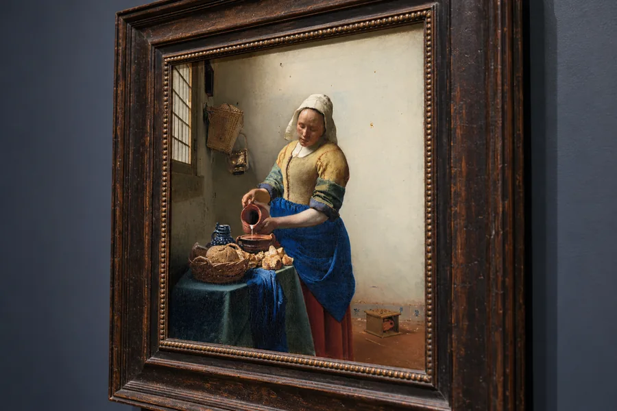 Vermeer's The Milkmaid in the Rijksmuseum collection