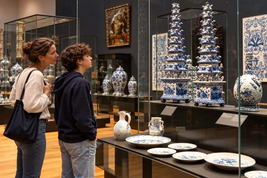 Young visitors exploring art at the Rijksmuseum